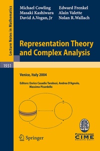 Abbildung von: Representation Theory and Complex Analysis - Springer