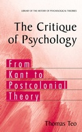 Cover: The Critique of Psychology - Springer
