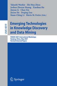Enlarge image Cover: Emerging Technologies in Knowledge Discovery and Data Mining - Springer