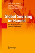 Cover: Global Sourcing im Handel - Springer