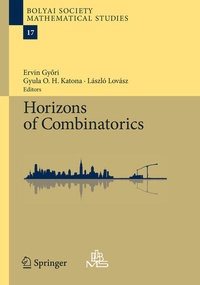 Enlarge image Cover: Horizons of Combinatorics - Springer