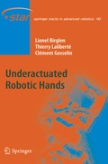 Cover: Underactuated Robotic Hands - Springer
