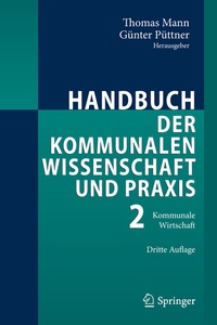 Abbildung von: Handbuch der kommunalen Wissenschaft und Praxis - Springer