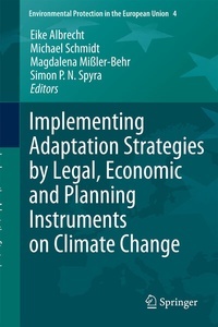 Abbildung von: Implementing Adaptation Strategies by Legal, Economic and Planning Instruments on Climate Change - Springer
