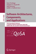 Cover: Software Architectures, Components, and Applications - Springer