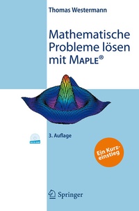 Abbildung von: Mathematische Probleme lösen mit Maple - Springer