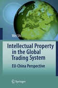 Cover: Intellectual Property in the Global Trading System - Springer