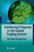 Cover: Intellectual Property in the Global Trading System - Springer