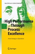Cover: High Performance Through Process Excellence - Springer