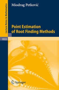 Enlarge image Cover: Point Estimation of Root Finding Methods - Springer