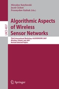 Cover: Algorithmic Aspects of Wireless Sensor Networks - Springer