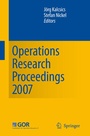 Cover: Operations Research Proceedings 2007 - Springer