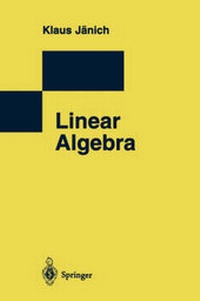 Abbildung von: Linear Algebra - Springer