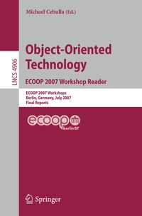 Abbildung von: Object-Oriented Technology. ECOOP 2007 Workshop Reader - Springer