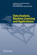 Cover: Data Analysis, Machine Learning and Applications - Springer