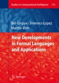 Cover: New Developments in Formal Languages and Applications - Springer