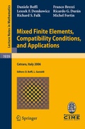 Cover: Mixed Finite Elements, Compatibility Conditions, and Applications - Springer