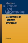 Cover: Mathematics of Fuzziness-Basic Issues - Springer
