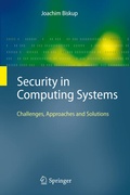 Cover: Security in Computing Systems - Springer