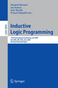 Enlarge image Cover: Inductive Logic Programming - Springer
