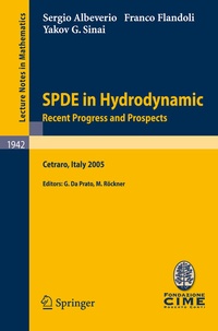 Enlarge image Cover: SPDE in Hydrodynamics: Recent Progress and Prospects - Springer