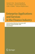 Cover: Enterprise Applications and Services in the Finance Industry - Springer