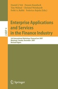 Cover: Enterprise Applications and Services in the Finance Industry - Springer