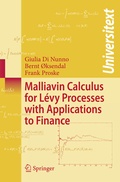 Cover: Malliavin Calculus for L&eacute;vy Processes with Applications to Finance - Springer