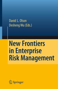 Enlarge image Cover: New Frontiers in Enterprise Risk Management - Springer