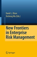 Cover: New Frontiers in Enterprise Risk Management - Springer