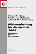 Cover: Bildverarbeitung f&uuml;r die Medizin 2008 - Springer