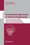 Cover: Fundamental Approaches to Software Engineering - Springer