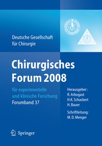Abbildung von: Chirurgisches Forum 2008 - Springer