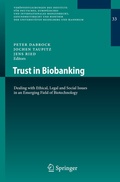 Cover: Trust in Biobanking - Springer