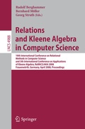 Cover: Relations and Kleene Algebra in Computer Science - Springer