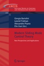 Cover: Modern Sliding Mode Control Theory - Springer