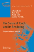 Cover: The Sense of Touch and Its Rendering - Springer