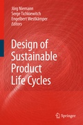 Cover: Design of Sustainable Product Life Cycles - Springer
