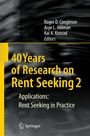 Cover: 40 Years of Research on Rent Seeking 2 - Springer