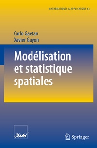 Enlarge image Cover: Modélisation et statistique spatiales - Springer