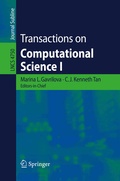 Cover: Transactions on Computational Science I - Springer