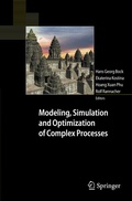 Cover: Modeling, Simulation and Optimization of Complex Processes - Springer