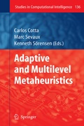 Cover: Adaptive and Multilevel Metaheuristics - Springer