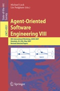 Cover: Agent-Oriented Software Engineering VIII - Springer