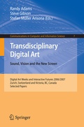 Cover: Transdisciplinary Digital Art - Springer