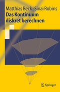 Cover: Das Kontinuum diskret berechnen - Springer