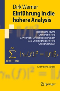 Abbildung von: Einführung in die höhere Analysis - Springer