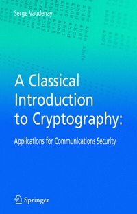Abbildung von: A Classical Introduction to Cryptography - Springer