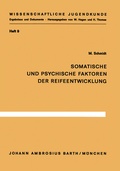 Cover: Somatische und psychische Faktoren der Reifeentwicklung - Springer