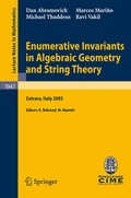 Bild: Enumerative Invariants in Algebraic Geometry and String Theory - Springer